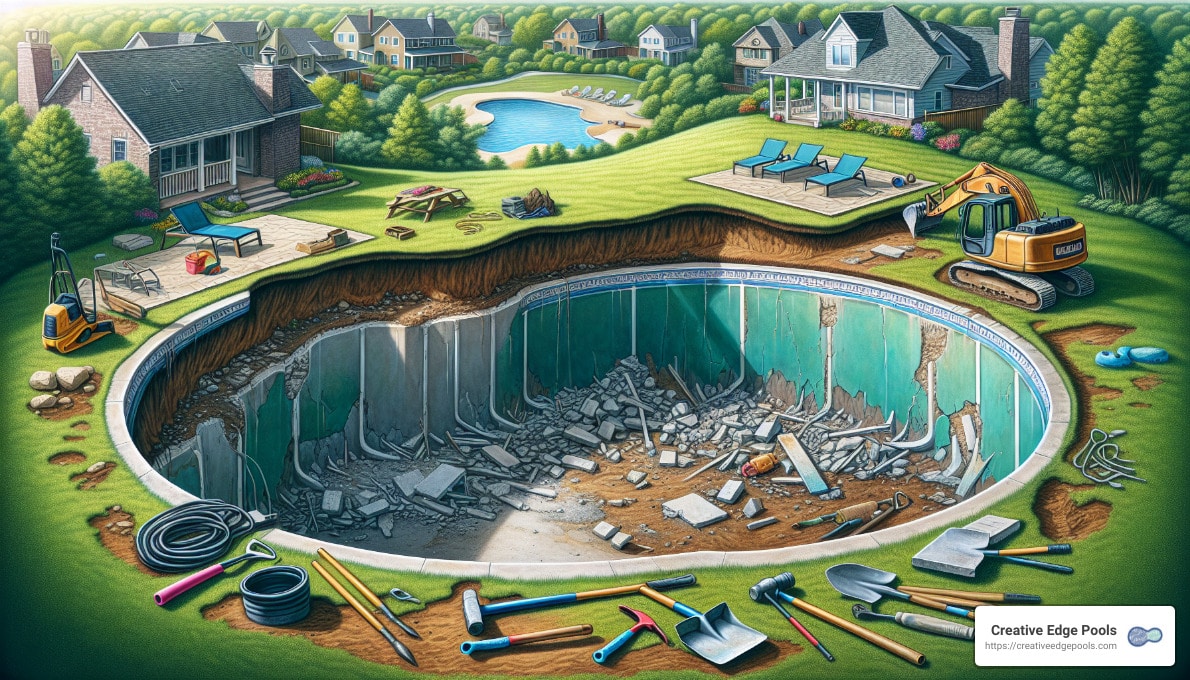 From Pool to Garden: A How-To on Removing Inground Pools