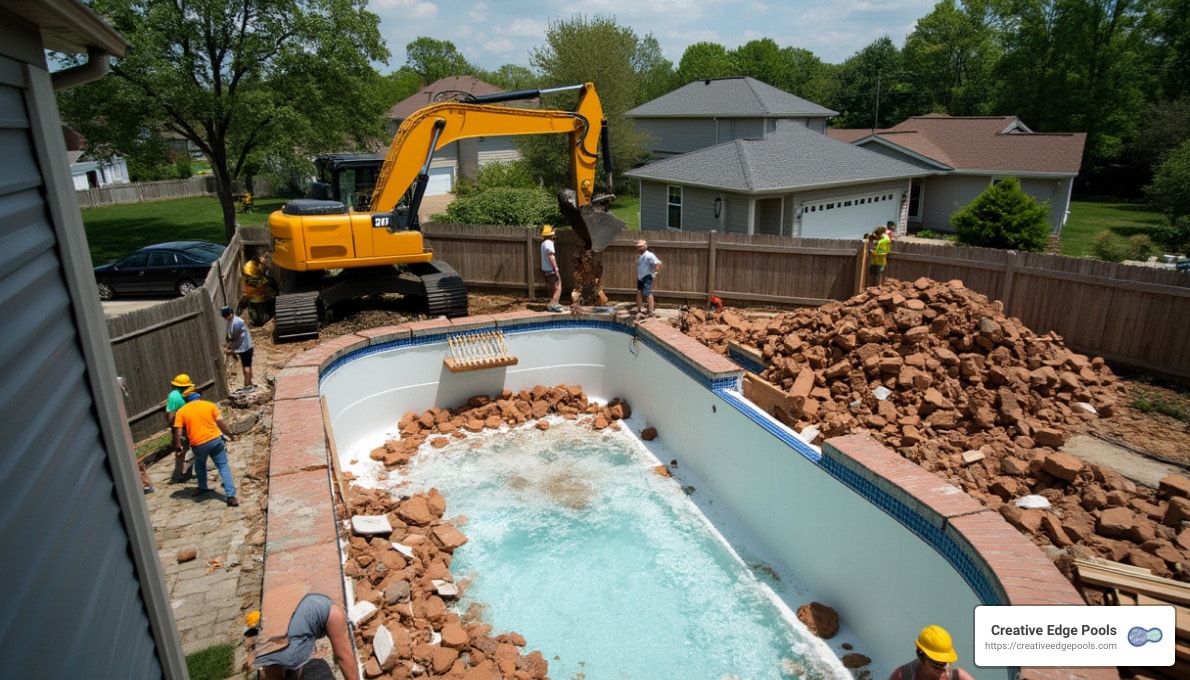 From Dive to Driveway: Pool Removal Cost Breakdown