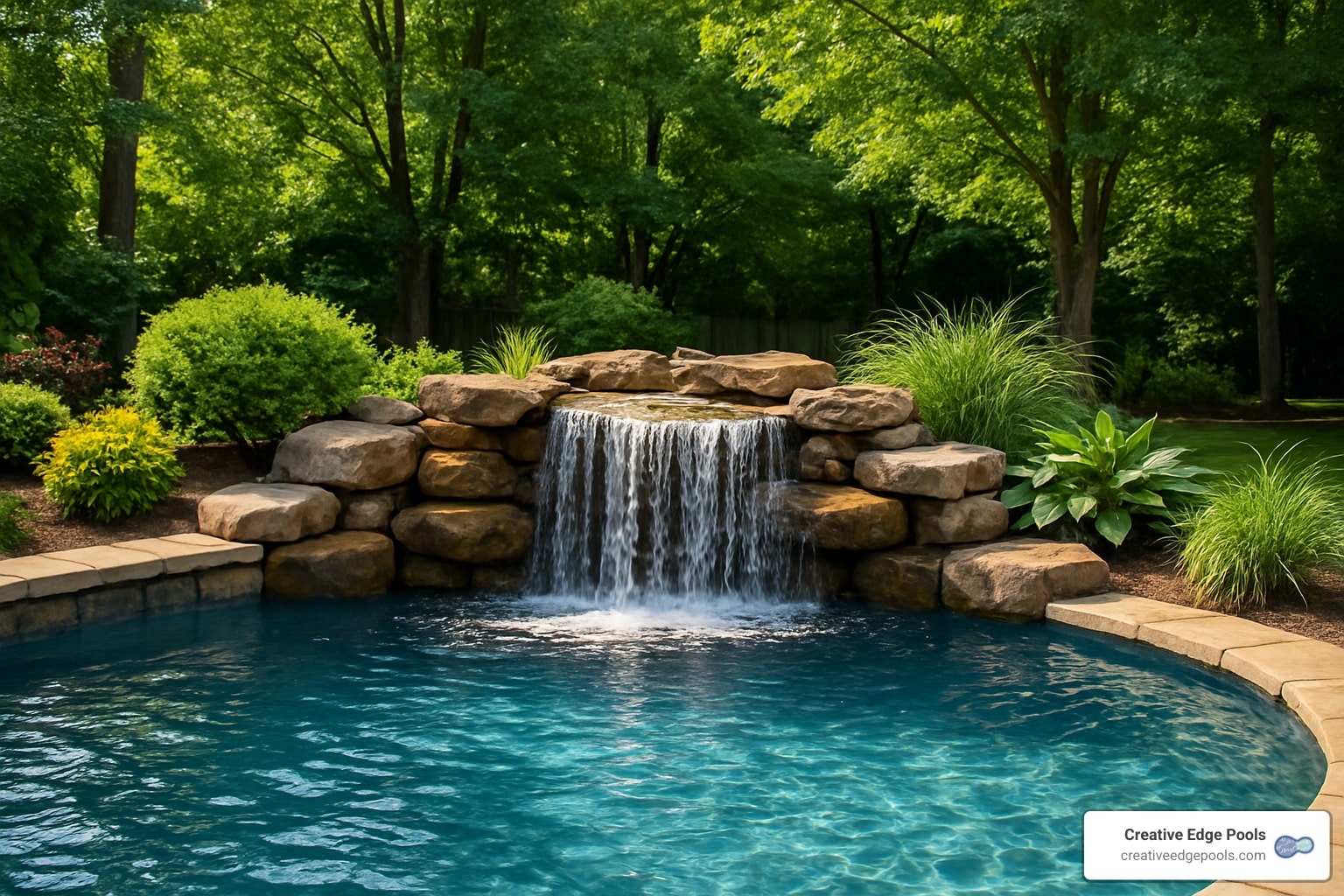 Rock Your Poolscape with These Natural Looking Waterfalls