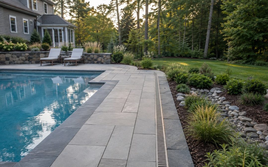Pool Deck Drainage Planning for New England Yards